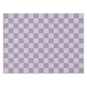 Minimalist Soft Lavender Checkerboard Pattern  Tischdecke (Vorderseite (Horizontal))