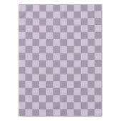 Minimalist Soft Lavender Checkerboard Pattern  Tischdecke (Vorderseite)