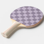 Minimalist Soft Lavender Checkerboard Pattern  Tischtennis Schläger (Vorderseite)