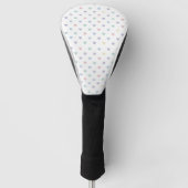 Minimalist Soft Pastel Heart Pattern Golf Headcover (Vorderseite)