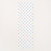 Minimalist Soft Pastel Heart Pattern Yogamatte (Vorderseite)