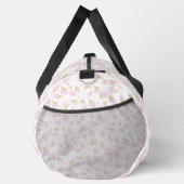 Minimalist Soft Pastel-Rosa Initial Reise Duffle Bag (Rechts)