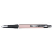 Minimalist Solid Color Pen - Blush Pink Kugelschreiber (Rückseite)