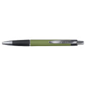 Minimalist Solid Color Pen - Olive Green Kugelschreiber (Rückseite)