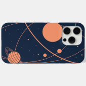 Minimalist Space Orbit iPhone 15 Pro Max Case (Rückseite (Horizontal))