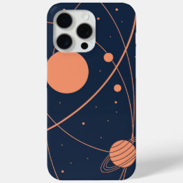 Minimalist Space Orbit iPhone 15 Pro Max Hülle