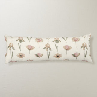 Minimalist Spring Floral Body Pillow Seitenschläferkissen