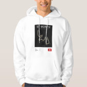 Minimalist St Moritz Bobsleigh Line Hoodie Blk (Vorderseite)