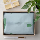 Minimalist St Patrick’s Day Clover Frame Seidenpapier (Geschenk)