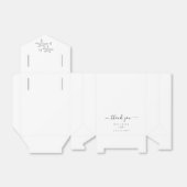 Minimalist Starfish Beach Monogram Wedding Geschenkschachtel (Ungefaltet)