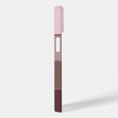 Minimalist Stripes in Pink Tones with Glitter Case-Mate iPhone Hülle (Rückseite / Rechts)