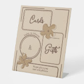 Minimalist Style Flower Notes Cards & Gifts Sockelschild (Vorderseite)