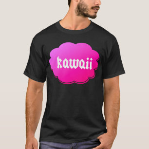 Minimalist Süßer Kawaii Charakter T-Shirt