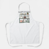 Minimalist Tea Station Art Print Schürze (Vorderseite)