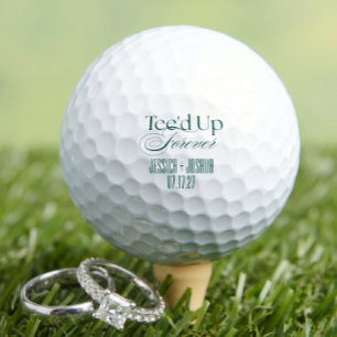 Minimalist Tee'd Up Forever Benutzerdefiniertes Ho Golfball