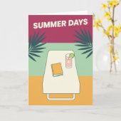 Minimalist Thank You Simple Black Modern Sleek Karte (Gelbe Blume)