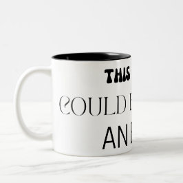 Minimalist This Meeting Could Have Been An Email Zweifarbige Tasse