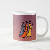 Minimalist Three Wise Men Jumbo-Tasse (Rechts)