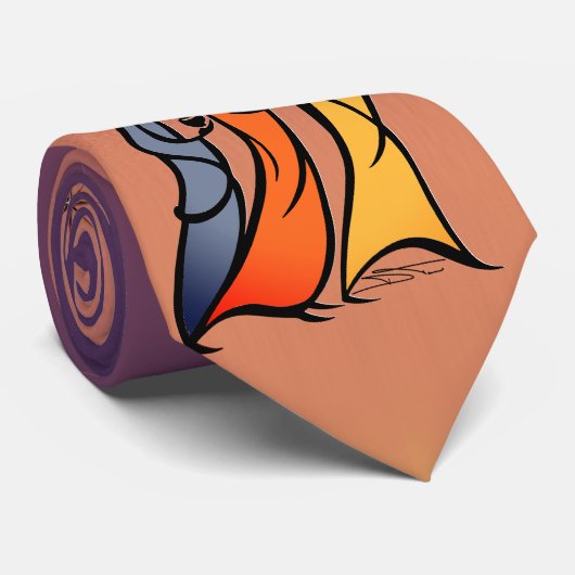 Minimalist Three Wise Men Krawatte (Gerollt)