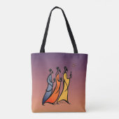 Minimalist Three Wise Men Tasche (Rückseite)