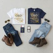 Minimalist Travel City | ORD Chicago Airport Code T-Shirt