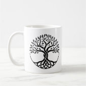 Minimalist Tree of Life Kaffeetasse (Links)