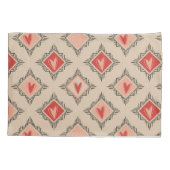 Minimalist Tribal Heart Dusty Rose design Kissenbezug (Rückseite)