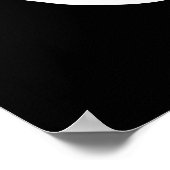 Minimalist Two Fried Eggs Kitchen Art Poster (Ecke)