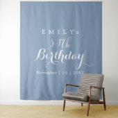 Minimalist Typography Birthday Party Design  Wandteppich (Beispiel)