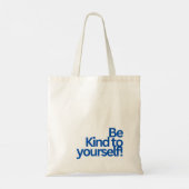 MINIMALIST TYPOGRAPHY QUOTE TOTE BAG TRAGETASCHE (Rückseite)