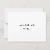 Minimalist Ultrasound photo Baby Announcement Card Dankeskarte (Vorderseite)