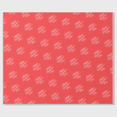 Minimalist Valentine’s Day Love Themed Geschenkpapier (Flach)