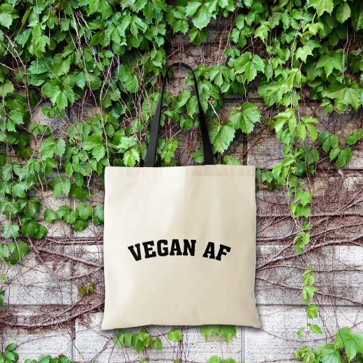 Minimalist Vegan AF Tragetasche