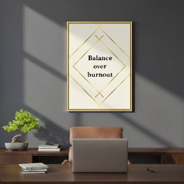 Minimalist Wall Art Neutral Office Print Wall Art Poster