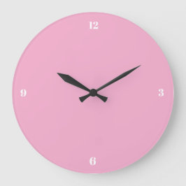 Minimalist  Wall Clock | Modern Pastel Room Decor  Große Wanduhr