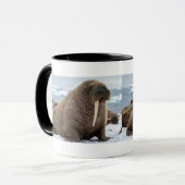 Minimalist Walross Tasse | Einzigartiges Geschenk  (Vorderseite Links)