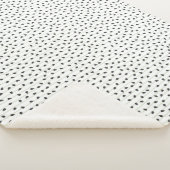 Minimalist Watermelon Seeds and Stripes Summer Wra Sherpadecke (3/4)