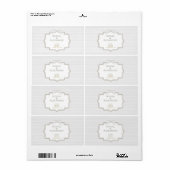 Minimalist Wedding Favor Labels (Vorne)