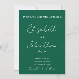 minimalist Wedding Invitation Einladung