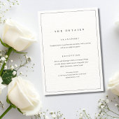 Minimalist Wedding Invitation Neutral Elegant Chic Einladung