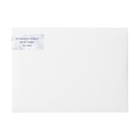 Minimalist Wedding Return Address (Vorderseite)