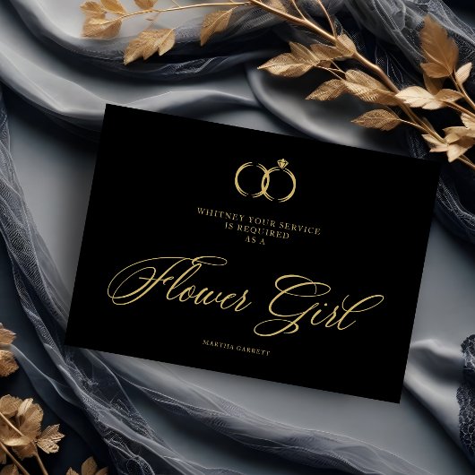 Minimalist Wedding Rings Flower Girl Luxury