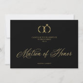 Minimalist Wedding Rings Matron of Honor Luxury  (Vorderseite)