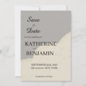 Minimalist Wedding Save The Date (Vorderseite)