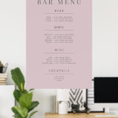 Minimalist Wedding Sign Poster Soft Beige (Heimbüro)