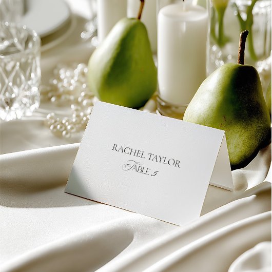 Minimalist Wedding Table Number Place Card Tischnummer