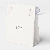 minimalist Wedding | Warm Ivory Geschenkschachtel (Rückseite)