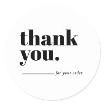 Minimalist Weiß Geschäft Kunde Danke