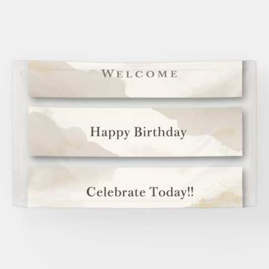 Minimalist Welcome & Celebration Banner | Modern (Horizontal)