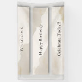 Minimalist Welcome & Celebration Banner | Modern (Vertikal)